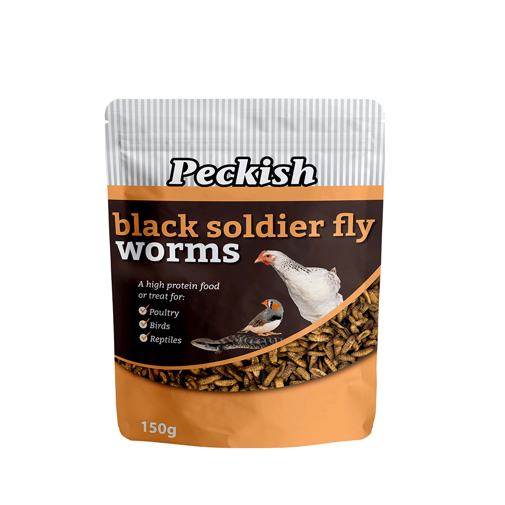 Peckish - Black Soldier Fly Worms (150g)