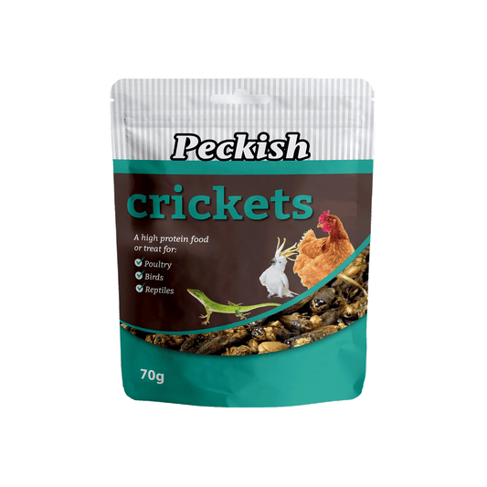Peckish - Dried Crickets (70g)